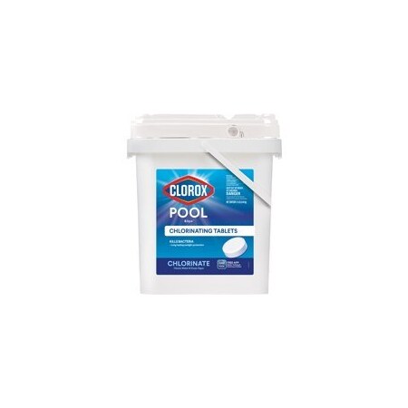 Clorox Clorox Pool & Spa Active99 Series 22412CLX Chlorinating Tablet, Solid, Chlorine, 12 lb 22412CLX